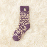 Женские утолщенные зимние носки на флисовой подкладке