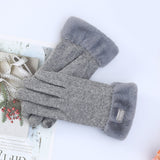 Cashmere Touch Screen Gloves in the Korean Style