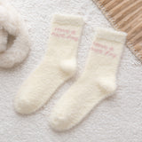 Women's Strawberry Winter Sleeping Socks