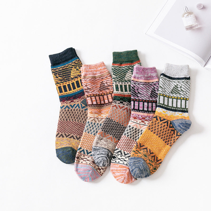 Cozy Fleece-Lined Terry Socks
