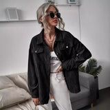 Chic Loose-Fit Lapel Jacket