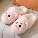 Adorable Cat Soft Indoor Slippers
