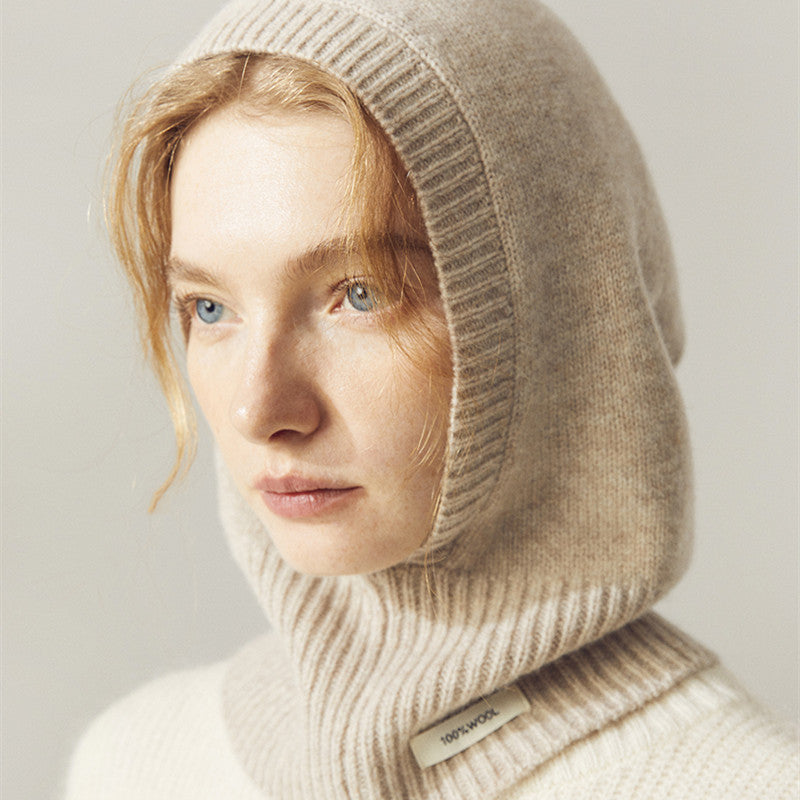 Vintage Wool Knitted Dome Earmuff Hat