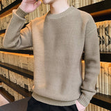 Modern Round-Necked Loose-Fit Sweater
