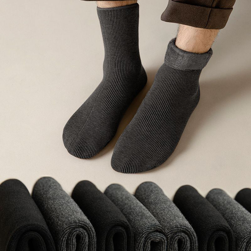 Fleece-Lined Warm Winter Room Socks