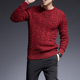Round-necked, slim-fitting bottom sweatshirt
