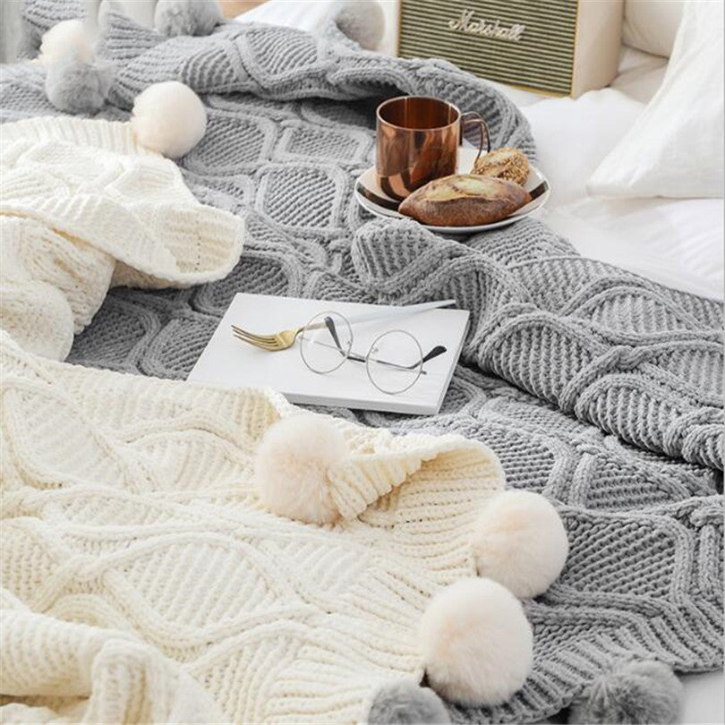 European Style Air Conditioner Sofa Cover Blanket