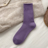 Plush Mid-Calf Cotton Socks