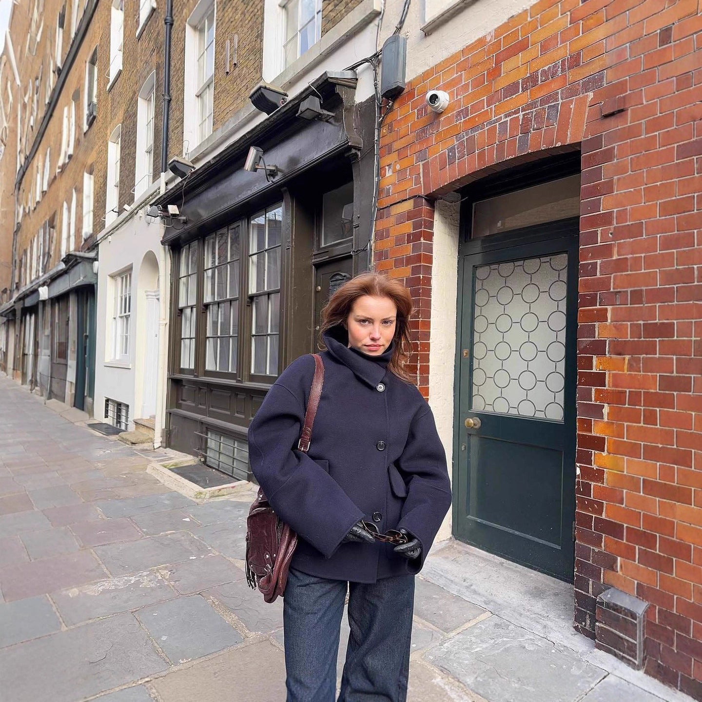 Casual Single-Breasted Coat with Pockets