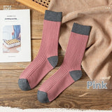 Women's Mori Mid-Calf Contrast Socks