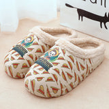 Warm Cotton Slippers with Cartoon Anime