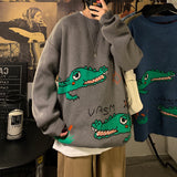 Round-neck Knit Sweater with All-Match