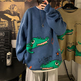 Round-neck Knit Sweater with All-Match