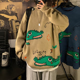 Round-neck Knit Sweater with All-Match