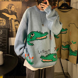 Round-neck Knit Sweater with All-Match