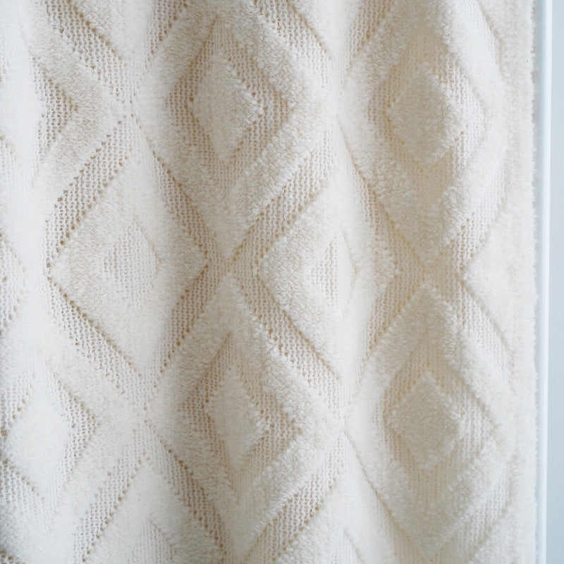 Jacquard Knitted Acrylic Bed Blanket
