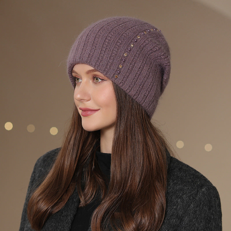 Double-Layer Knitted Wool Fashion Hat
