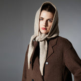 Chic Triangular Wool Shawl Scarf