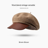 Vintage Wool Blend Painter Beret