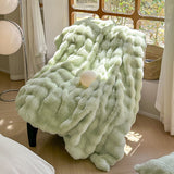 Rex Rabbit Velvet Plush Blanket