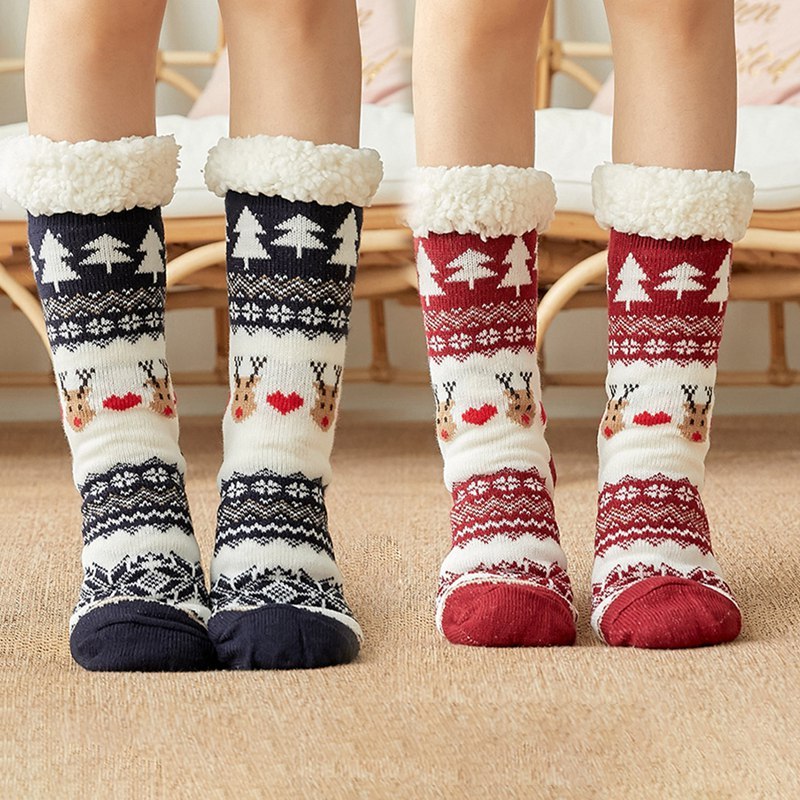 Festive Christmas Tube Socks