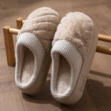 Kuschelige Hausschuhe aus Baumwolle