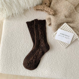 Japanese Style Wool Mid-Calf Socks