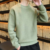 Modern Round-Necked Loose-Fit Sweater