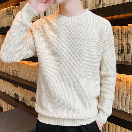 Modern Round-Necked Loose-Fit Sweater