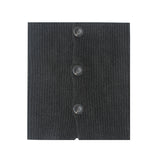 Elegant Wool Knitted Scarf with Flower Button