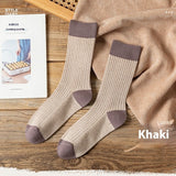 Women's Mori Mid-Calf Contrast Socks