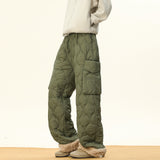 Pantaloni casual invernali con fodera in pile