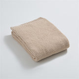 Coperta per divano lavorata a maglia in ciniglia nordica