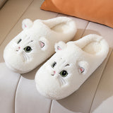 Adorable Cat Soft Indoor Slippers