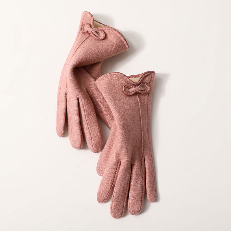 Soft Cashmere Driving Gloves with Touch Screen