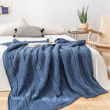 European Style Retro Knitted Sofa Blanket