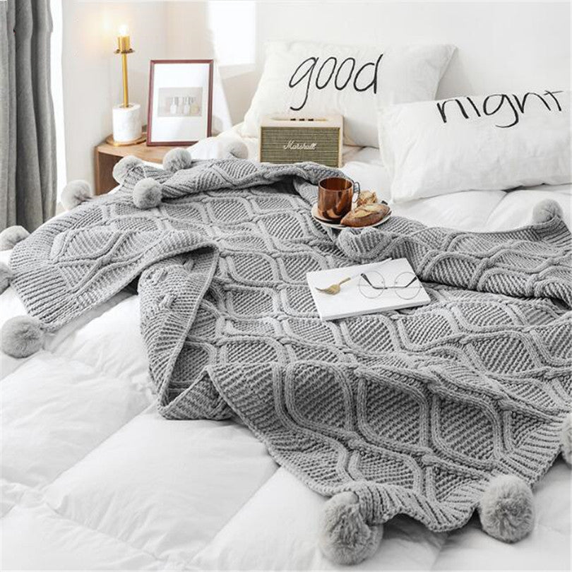 European Style Air Conditioner Sofa Cover Blanket