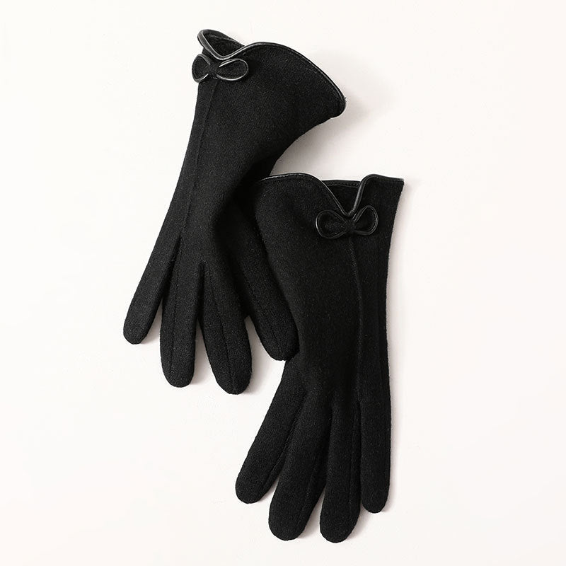 Soft Cashmere Driving Gloves with Touch Screen
