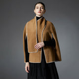 Chic Camel Cape Scarf
