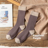 Women's Mori Mid-Calf Contrast Socks