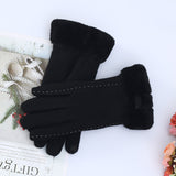 Cashmere Touch Screen Gloves in the Korean Style