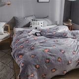 Snowflake Coral Fleece Blanket