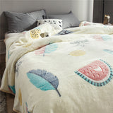 Snowflake Coral Fleece Blanket