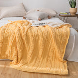 European Style Retro Knitted Sofa Blanket