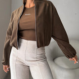 Women's Off-Shoulder Lantern Sleeve Coat