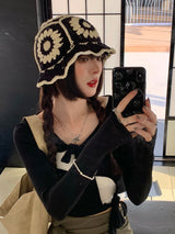 Vintage Knitted Fisherman Turban Hat