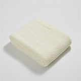 Coperta per divano lavorata a maglia in ciniglia nordica