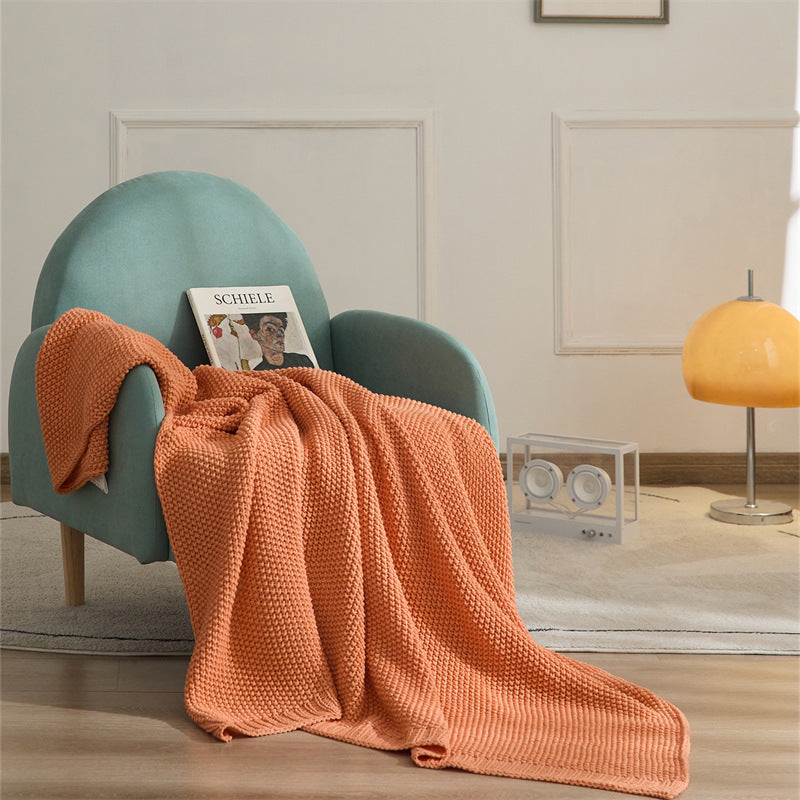 Nordic Chenille Knitted Sofa Blanket