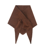 Chic Triangular Wool Shawl Scarf