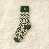 Женские утолщенные зимние носки на флисовой подкладке